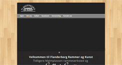 Desktop Screenshot of flanderborg.no