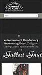 Mobile Screenshot of flanderborg.no