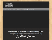 Tablet Screenshot of flanderborg.no